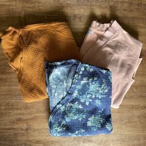 UO Out From Under Size M Long Sleeve Shirt Bundle - Loungewear Casual Comfy